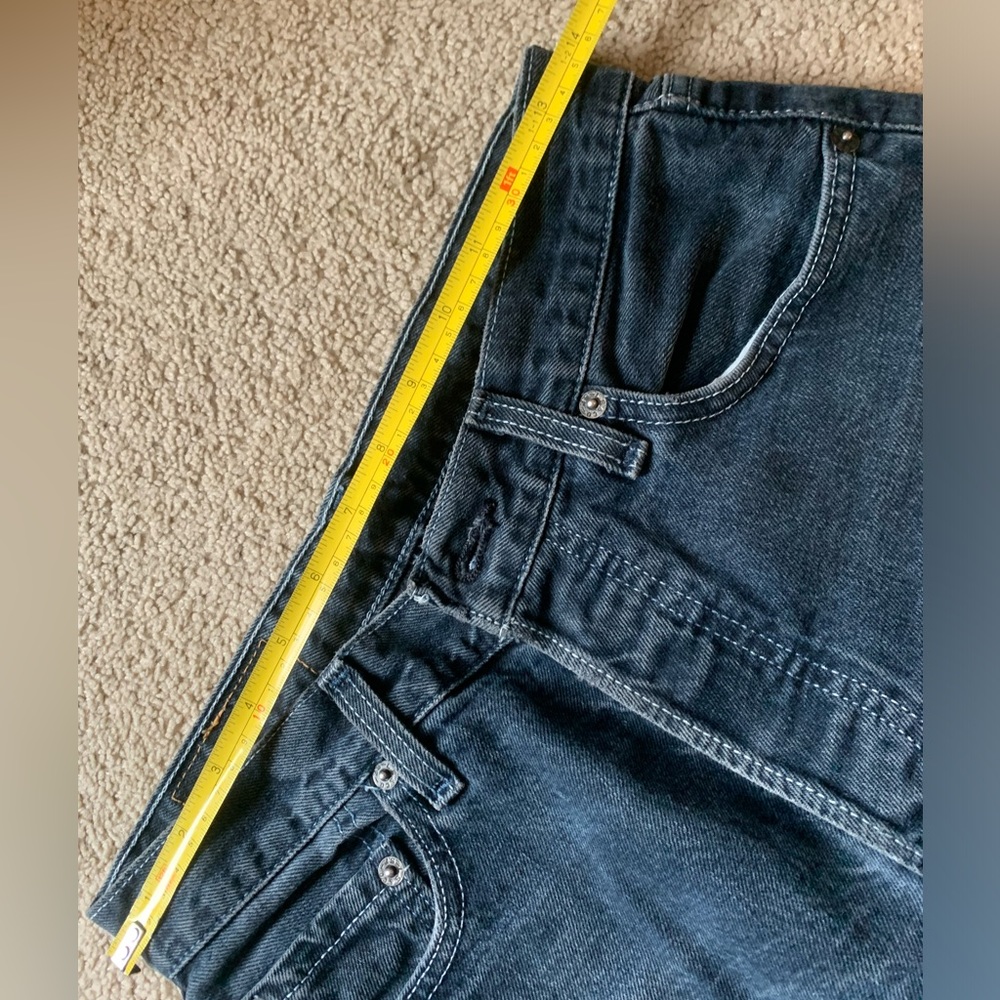 levi’s - dark wash straight leg jeans - Picture 6 of 10